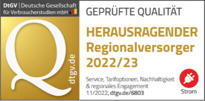 Herausragender Regionalversorger 2022/2023